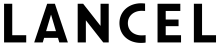 Logo officiel de lancel, marque de lunettes de vue et de soleil élégantes pour femme, inspirée de la mode internationale