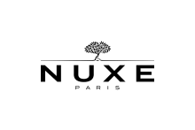 Logo officiel de Nuxe Paris, marque française de cosmétiques naturels et soins de la peau haut de gamme