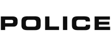 Logo officiel de la marque Police, créateur de lunettes de soleil et montures tendance au style urbain et audacieux