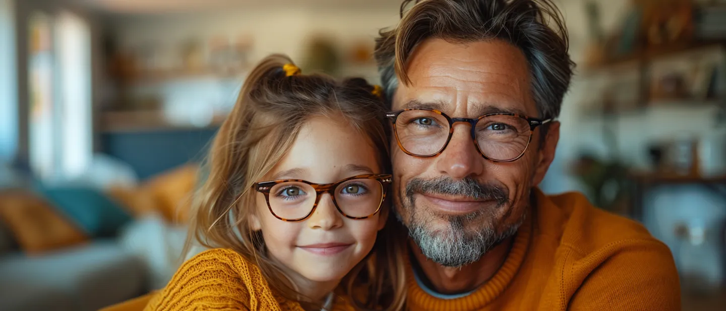 un_père_et_sa_fille_qui_portent_des_lunettes_astigmates
